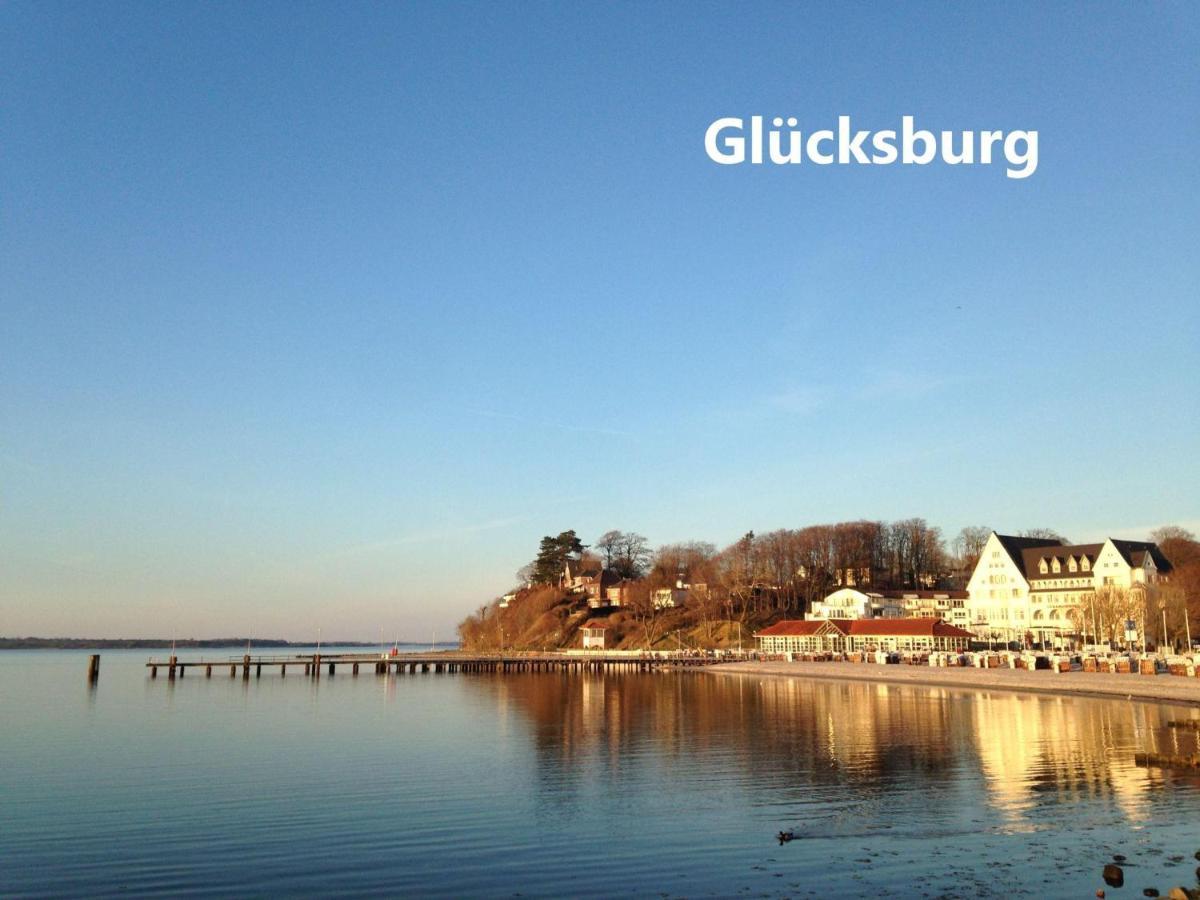 Seeblick II - Gemuetliche 60Qm - Ganzes Haus - 50M Zum Naturstrand - Mit Terrasse Und Grossem Garten 글룩스부르크 외부 사진